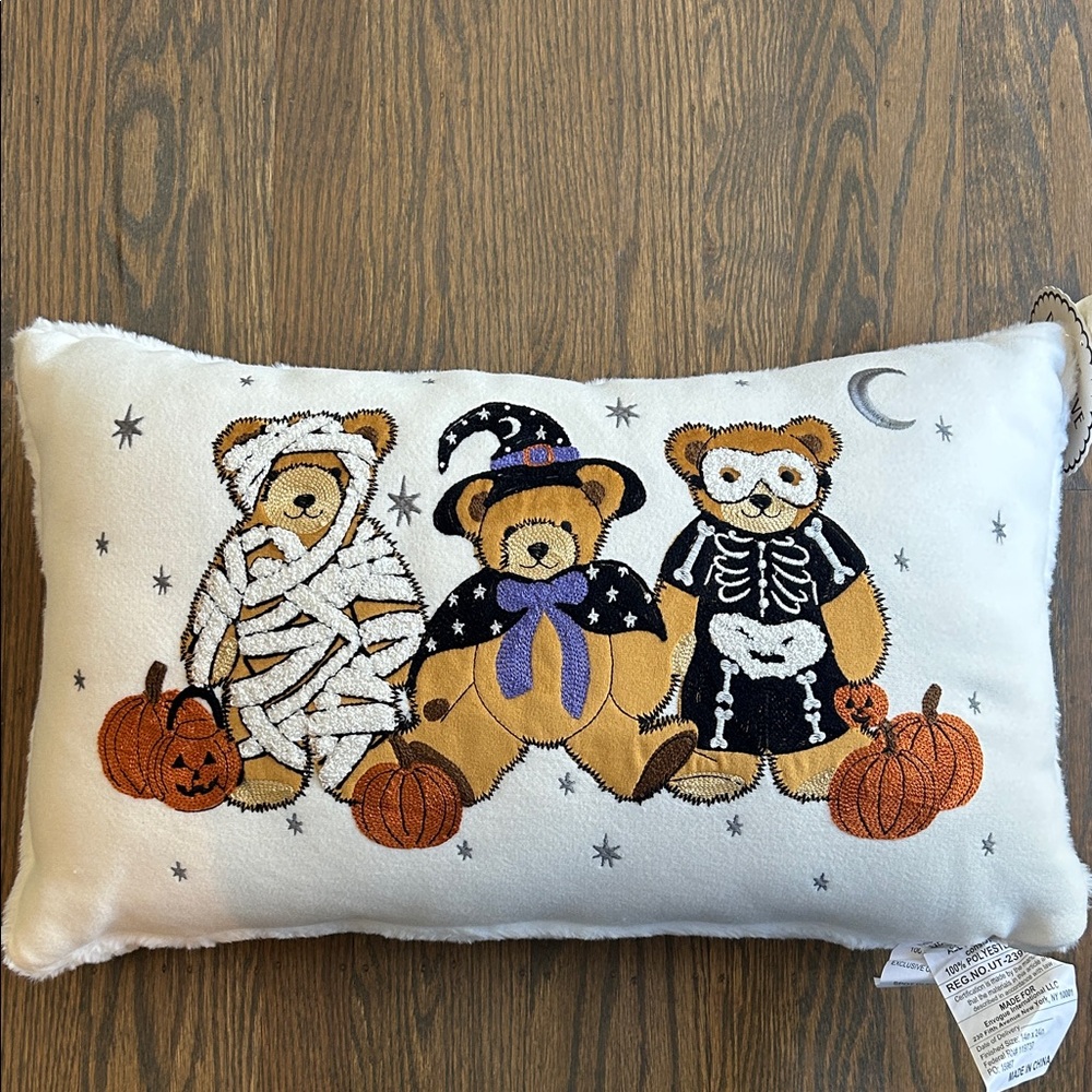 Teddy Bear Halloween Pillow EnVouge VIRAL